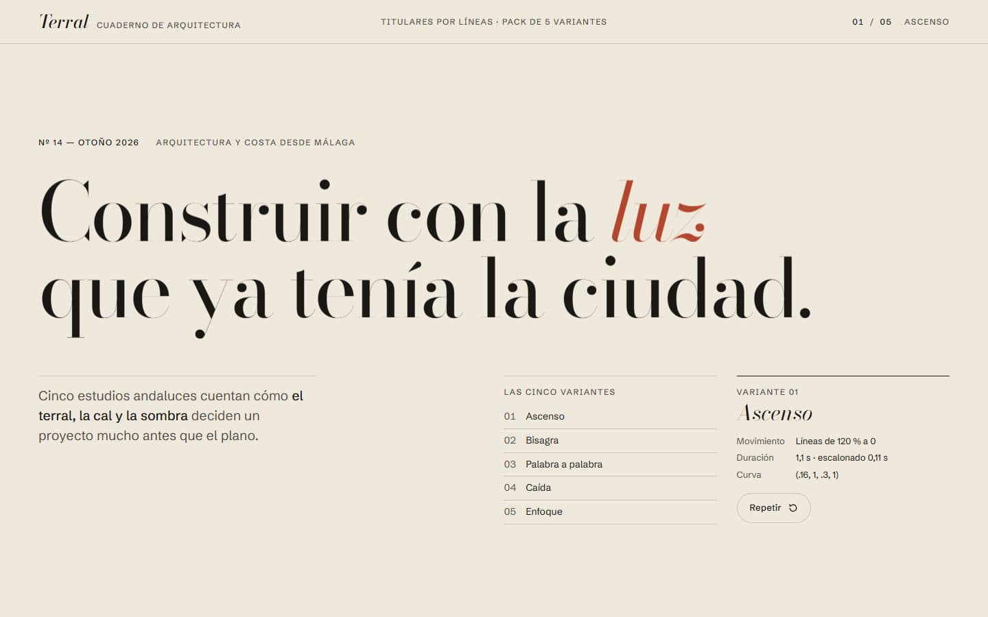 Lo que generó la IA con el prompt Completo de Titulares que se revelan por líneas